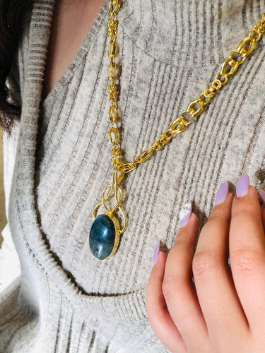 Antique Turquoise Long Chain
